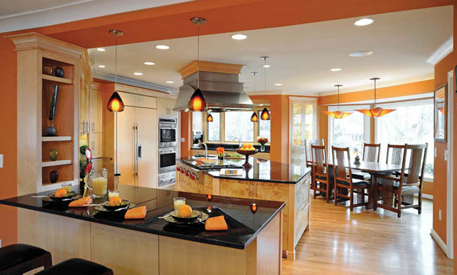 Kitchen design for a busy family