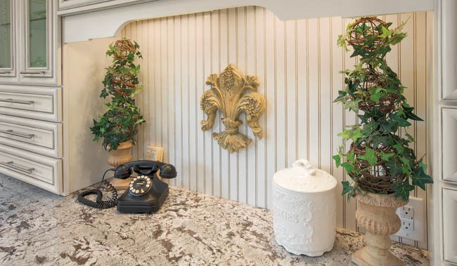 Countertops ties the whole room together