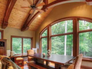 Windows show off exquisite backyard