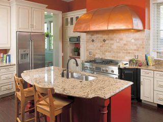 Kitchen designs show off range hoods