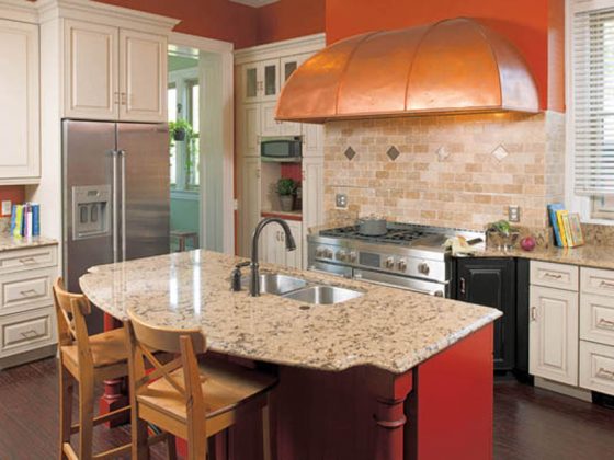 Kitchen designs show off range hoods
