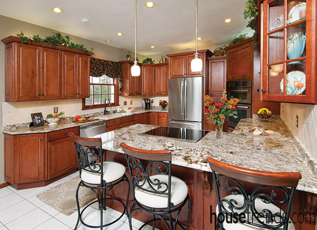 Small kitchen remodel adds a subtle shine