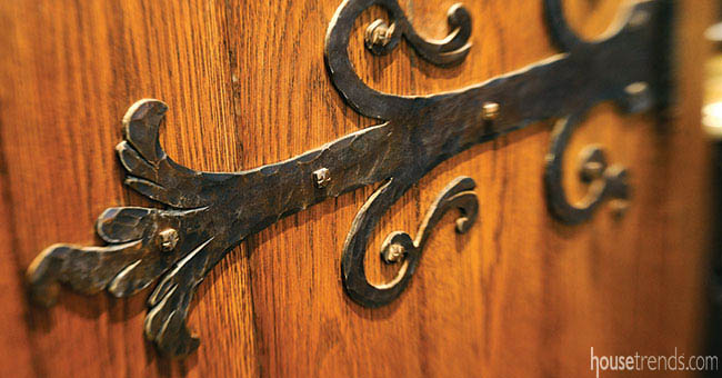 Door hinges with a history
