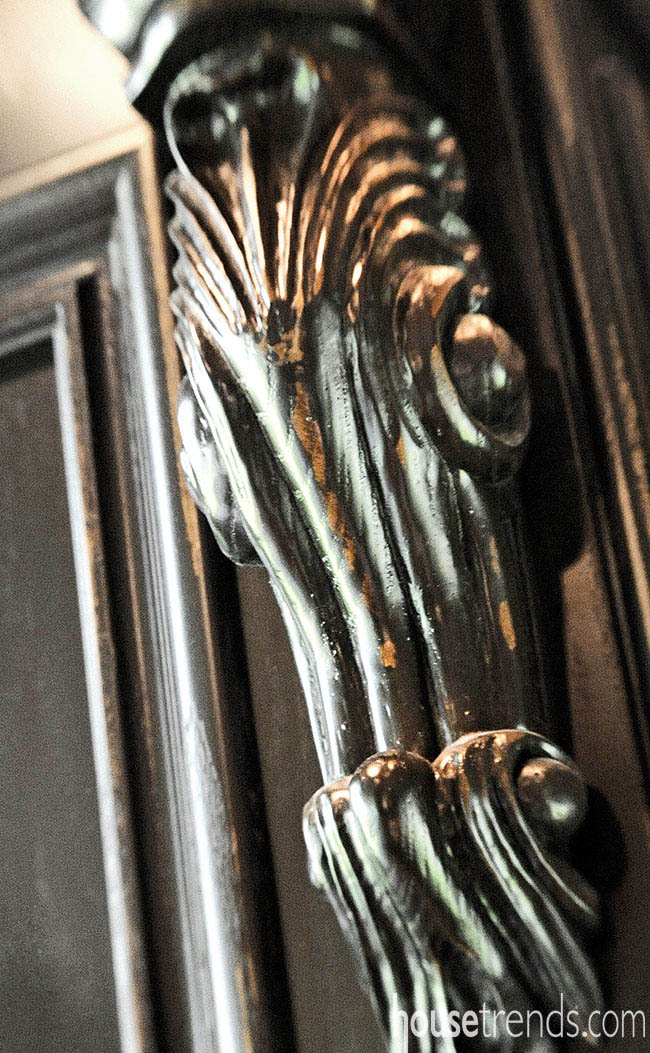 Corbels add interest to a kitchen design