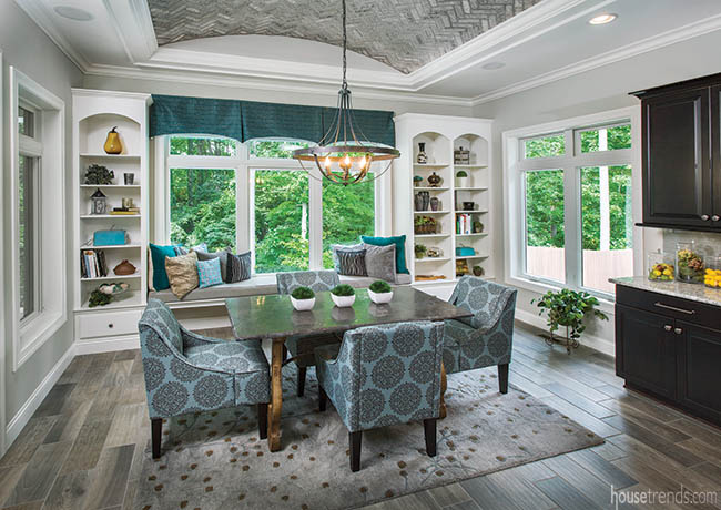 Window seat gets a gorgeous view