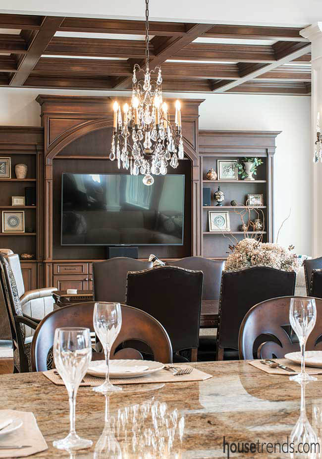 Seating area with a dark twist