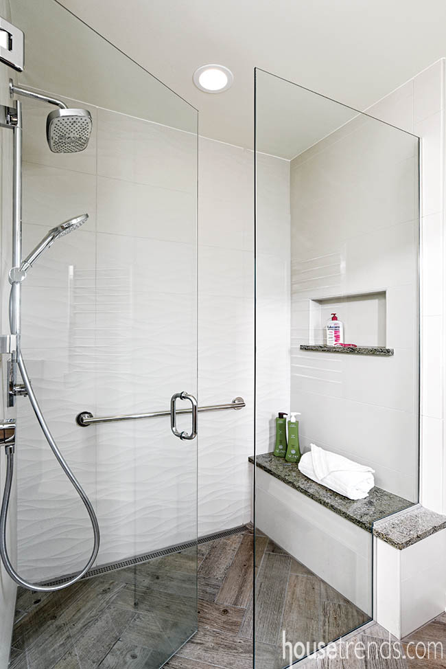 Shower boasts universal design