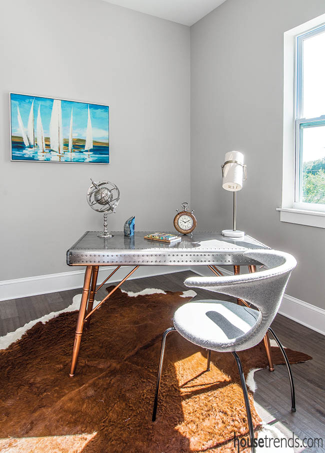 Home office with plenty of sunlight