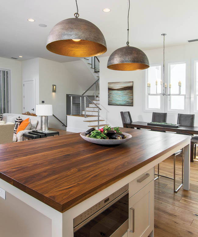 Kitchen pendant lighting creates talking point
