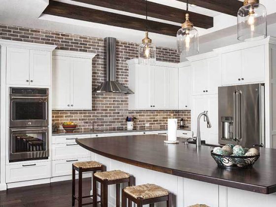 Island countertop with anti-microbial properties