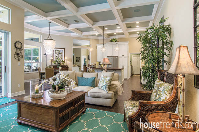 Area rug demands attention