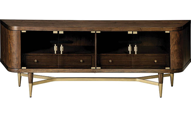Entertainment console with plenty of storage