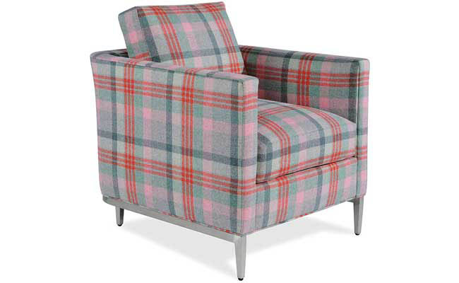 Chair fabric with a feminine vibe