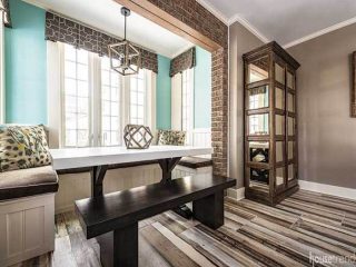 Custom cabinet hides a unique pantry