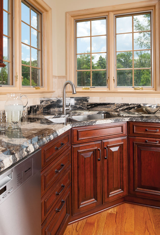 Granite countertops steal the limelight