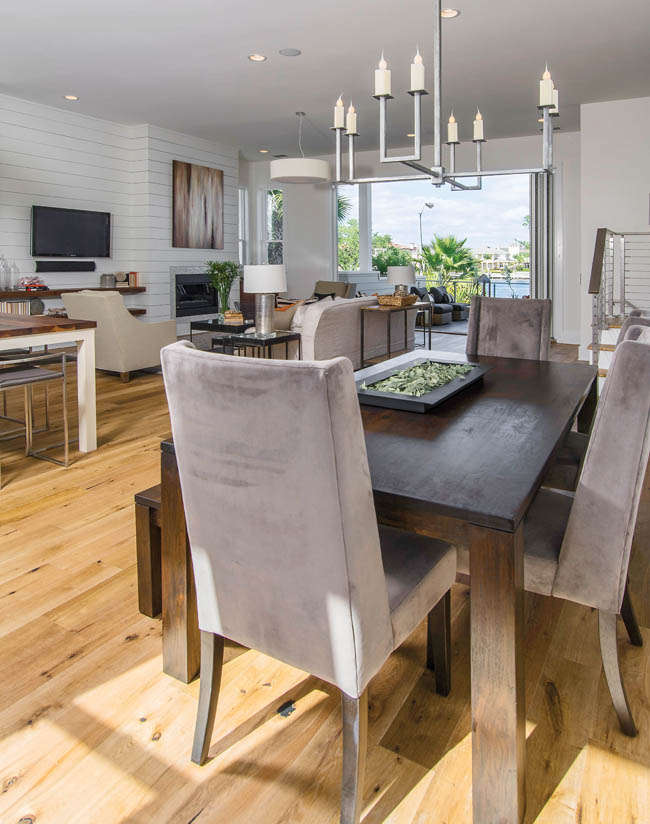 Modern dining room tables set the tone