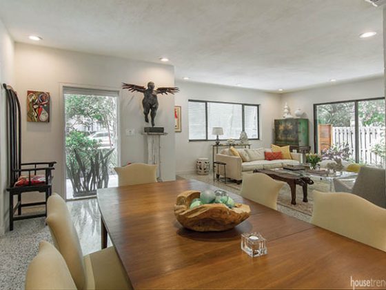 Sculpture adds personality to a home
