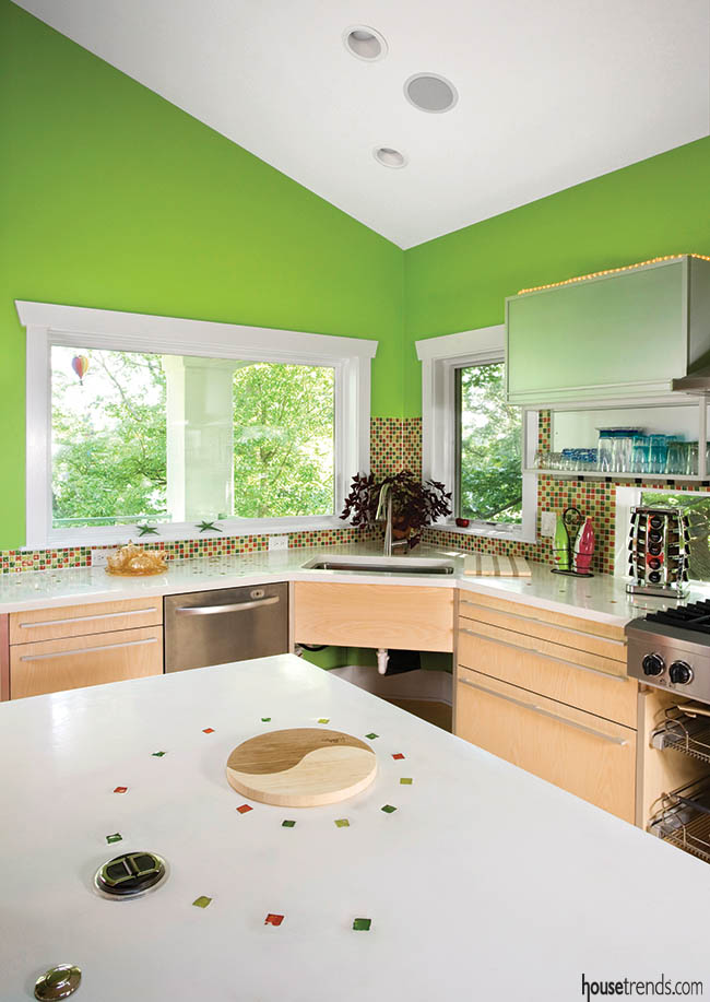 Kitchen color ideas create a bright space