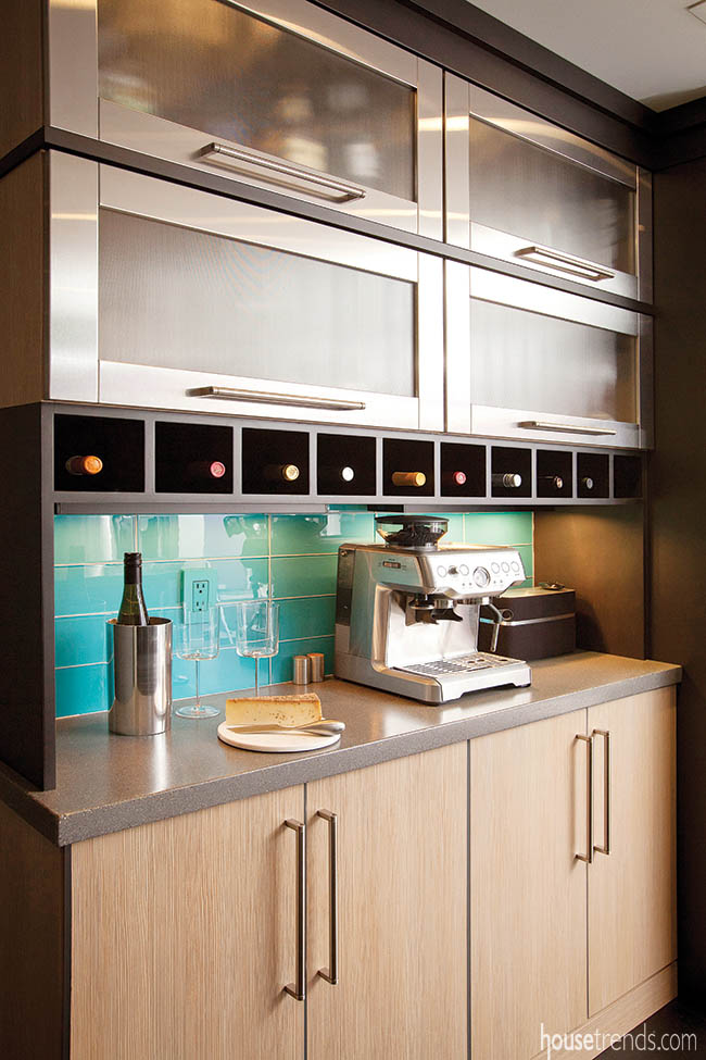 Kitchen organization creates a space for everything