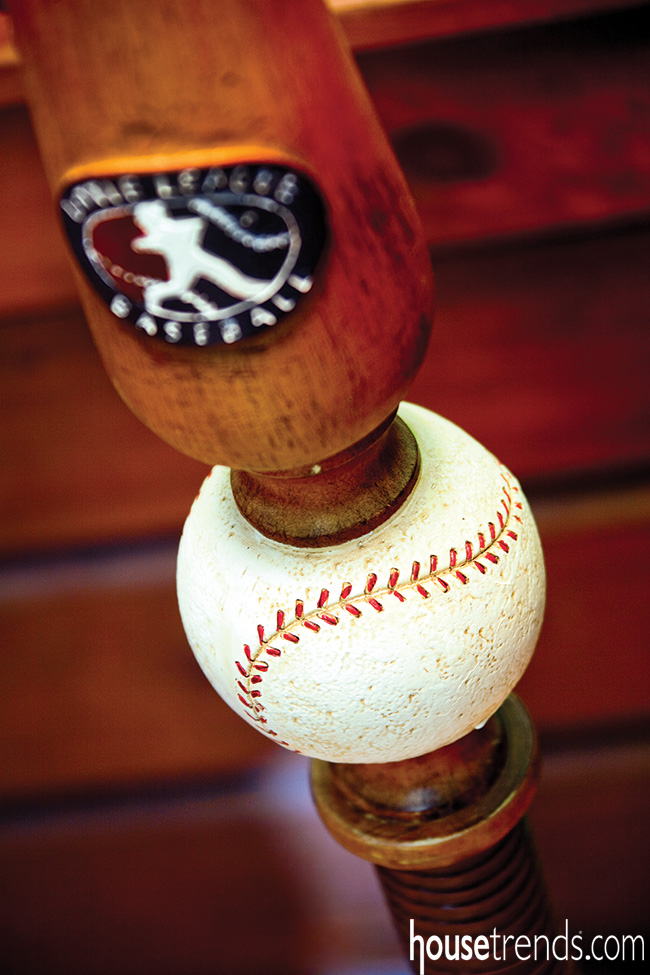 Man cave with has a colorful history