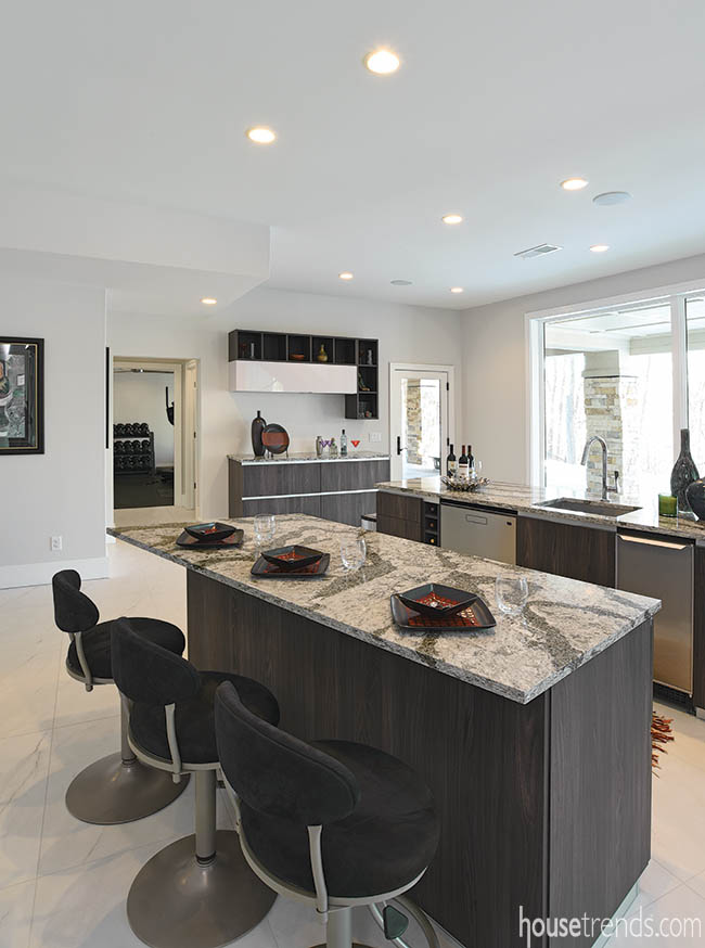 Countertops inspired by the movement of water