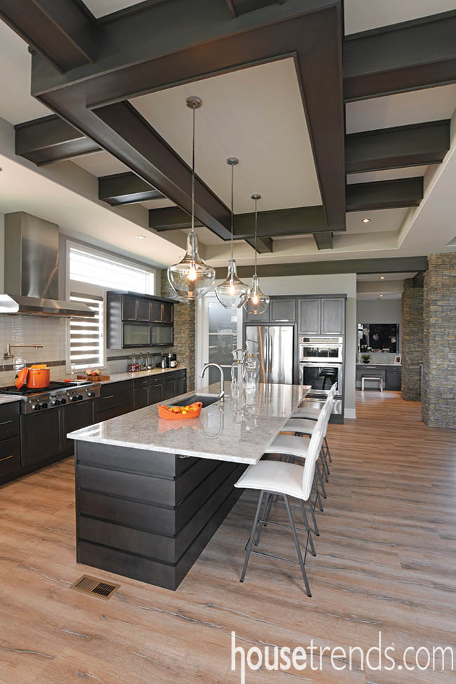 Laminate flooring mimics the real deal