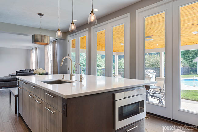 Kitchen renovation leads to an open floor plan