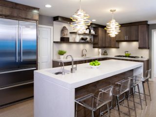 Kitchen ceiling lights add personality