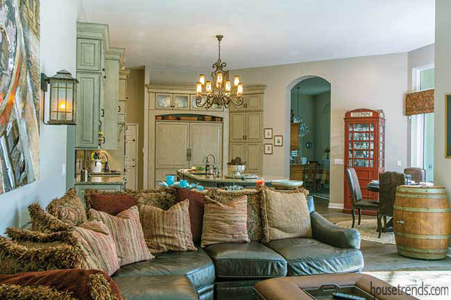 Remodel results in a rustic look