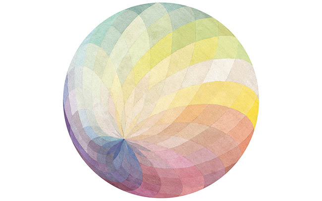 Color morphs in an eye-catching carpet