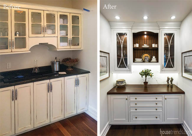 Butler's pantry gets a needed update