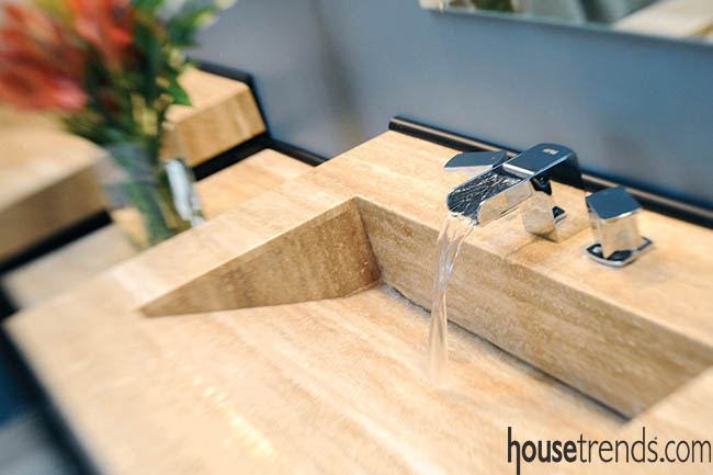 Sinks help to create a modern bathroom