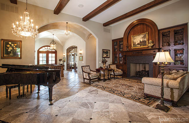 Custom woodwork dresses up a home