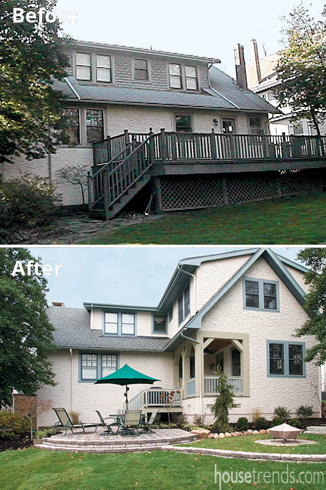Back yard gets a new look after a remodel