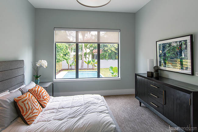 Guest suite comes with a view