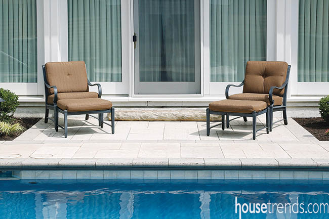 Patio design perfect for relaxation