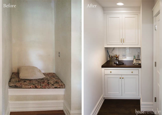 Kitchen remodel includes a charging station