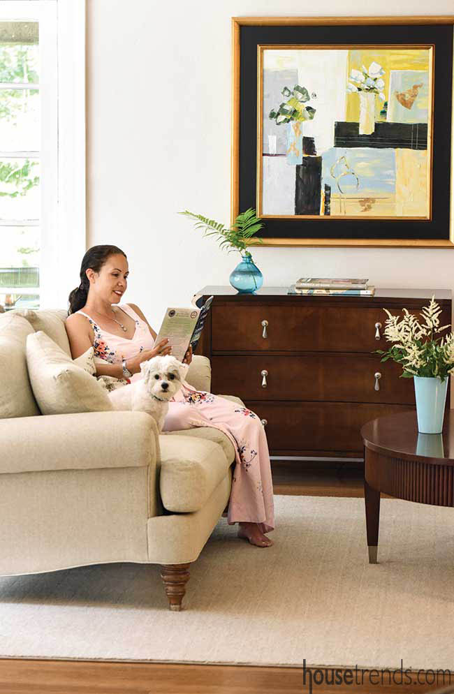 Living room is for relaxation