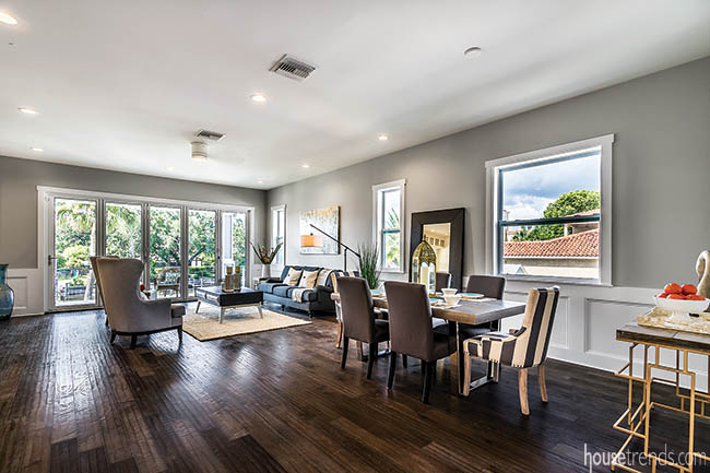 Open floor plan perfect for family gatherings