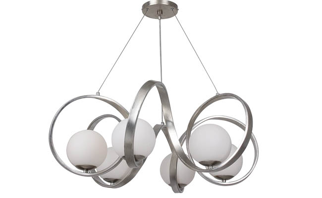 Chandelier available in multiple colors