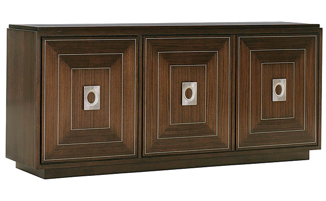 Sunburst hardware completes a buffet