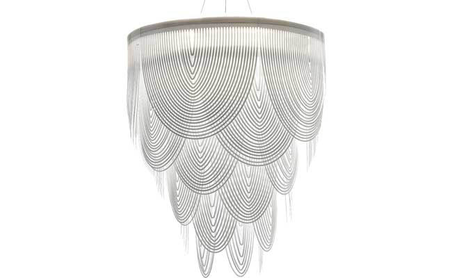 Chandelier with a feminine design