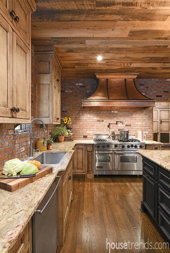 Range hood steals the spotlight
