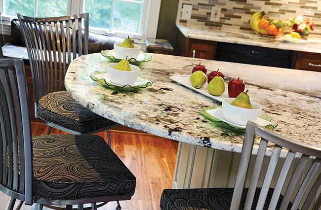 Granite countertops offer something new every time