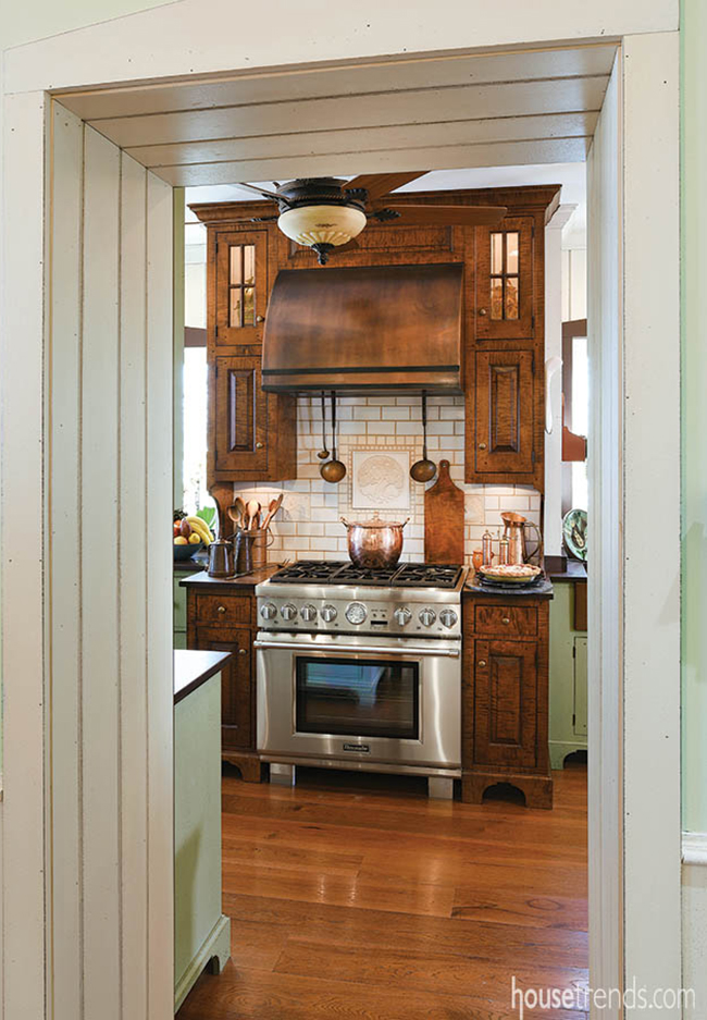 custom woodwork defines a kitchen