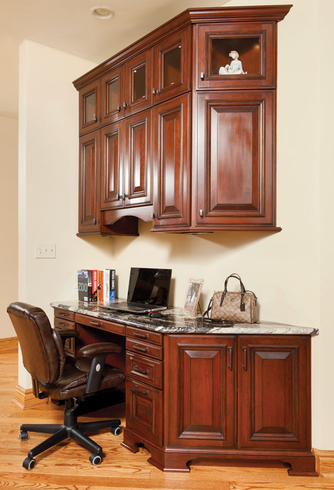 Small office ideas for a kitchen space