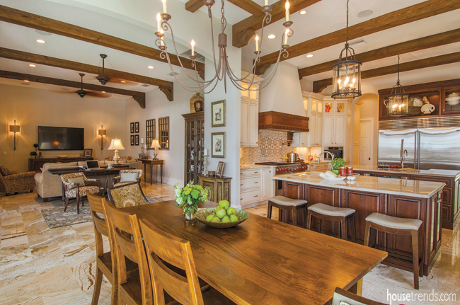 Modern home design allows guests to roam