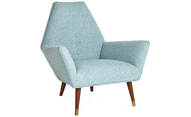 Cozy chair with mid-century Italian flair