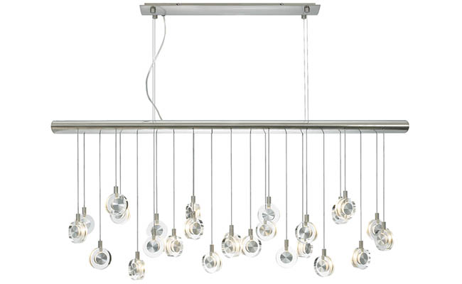 Dazzling linear light fixture