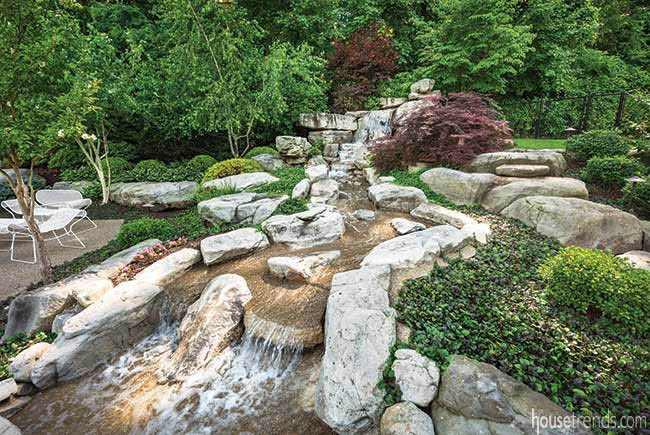 Back yard serves as inspiration